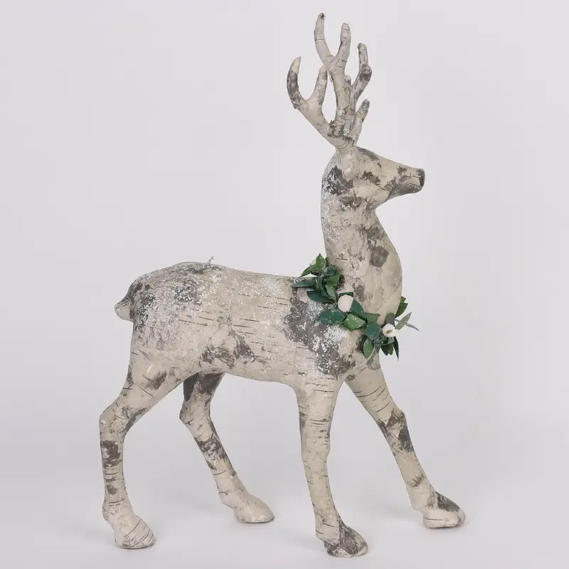 Silver standing reindeer