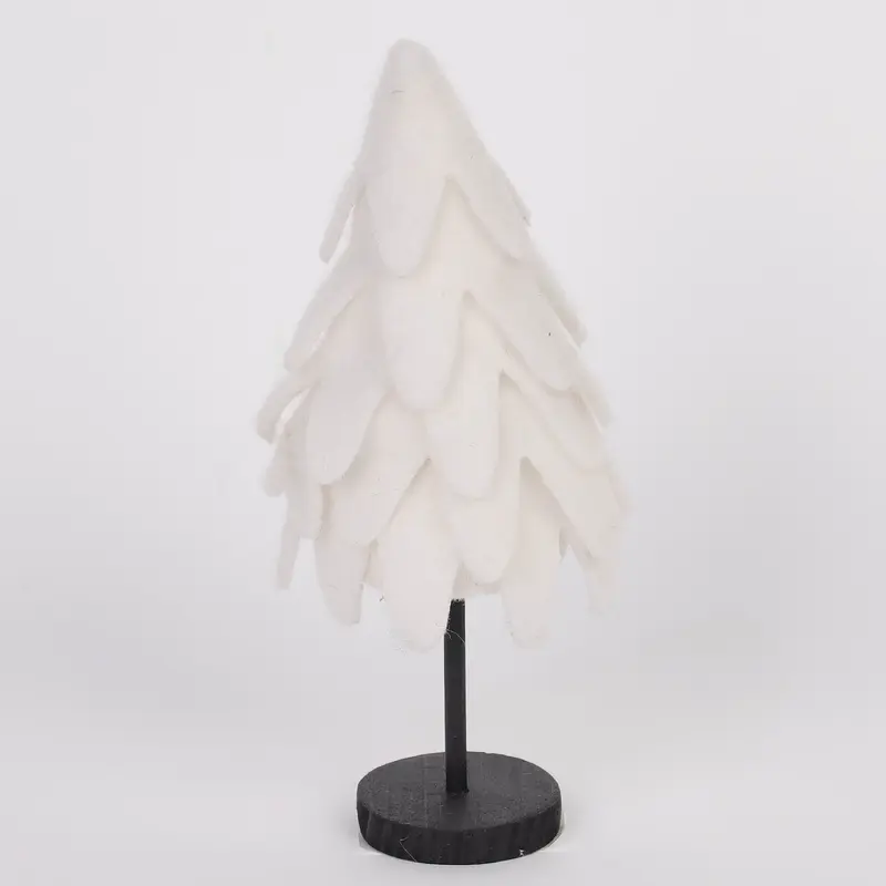 White leafy layered tabletoptree