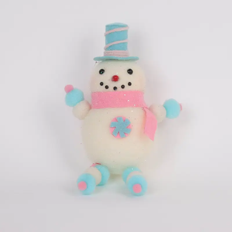 wool hand madesnowman ornament