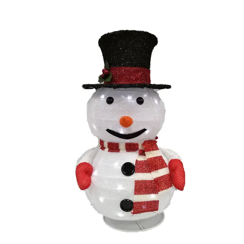24" HT.Popup Lighted Snowman