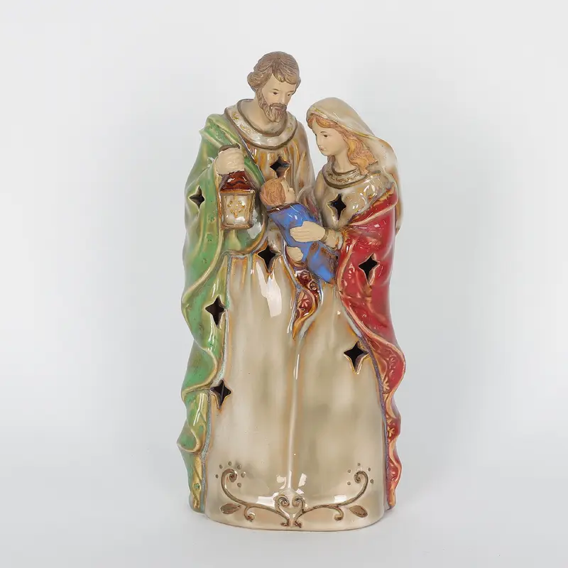 Ceramic nativity set