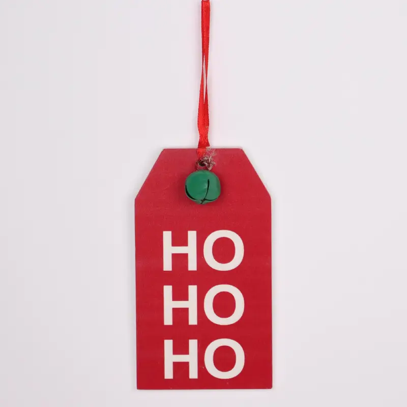 "HOHOHO" tag ornament