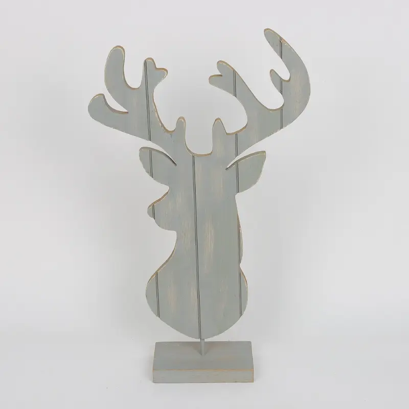 Wooden deer tabletop