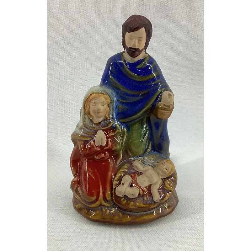 Xmas Ceramic Holy Family.