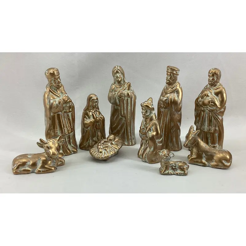 Xmas Nativity Set In a Box S/8