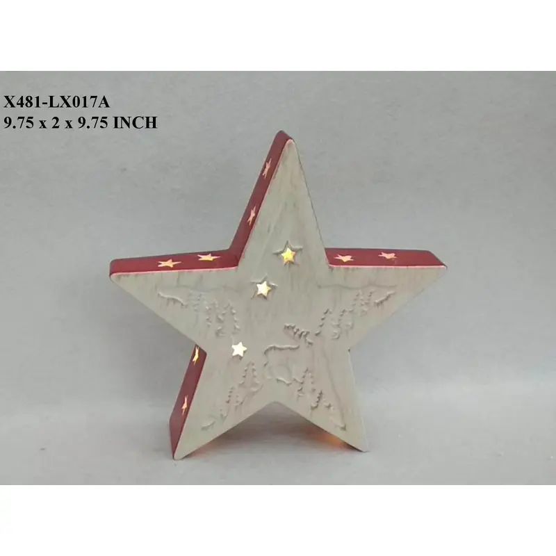 Ceramic Lighted Star