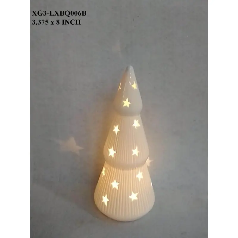 Ceramic Lighted Table Top Tree