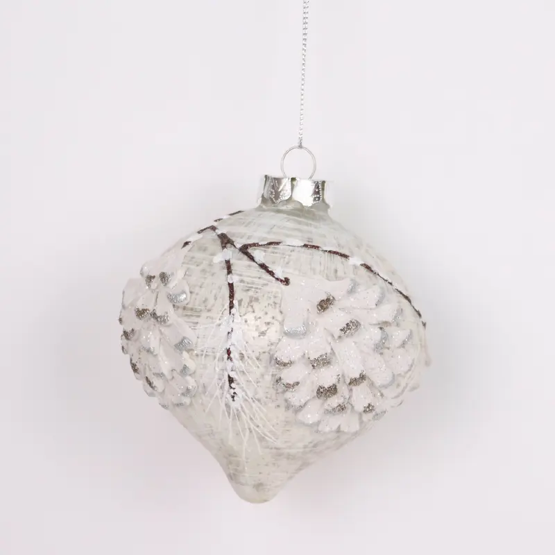 Elegant glass ornament
