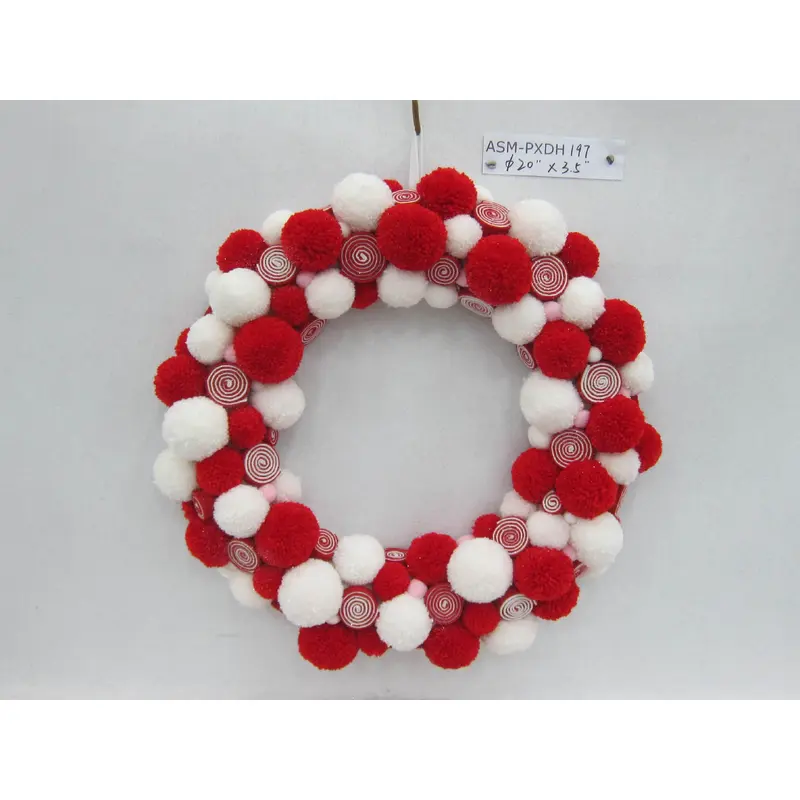 Fabric Christmas Wreath