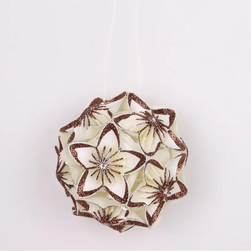 Paper flowers ornament