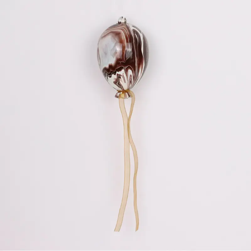 Plastic bronze balloon ornament