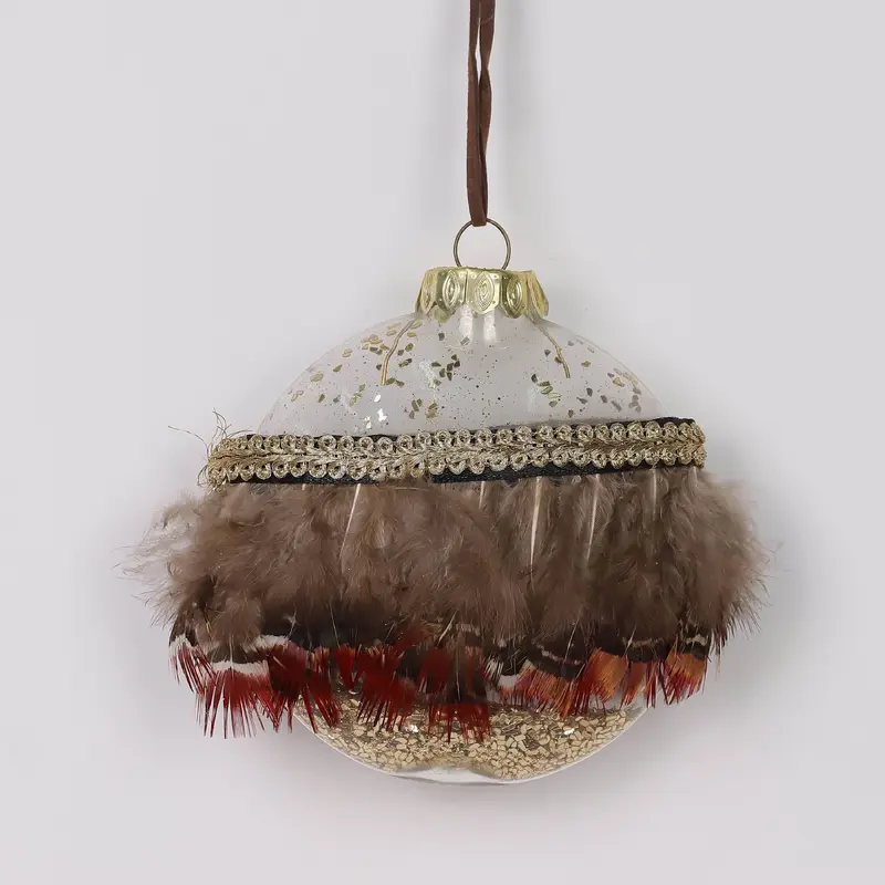 Plastic decorative ball ornament