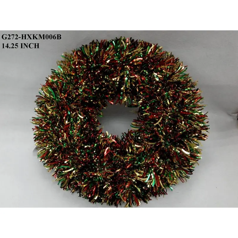 Tinsel X'mas Wreath