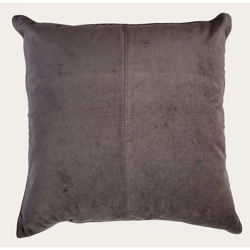 Velvet Base Charcoal Cushion