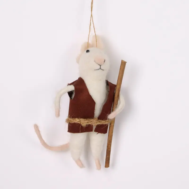 Wool rat ornament