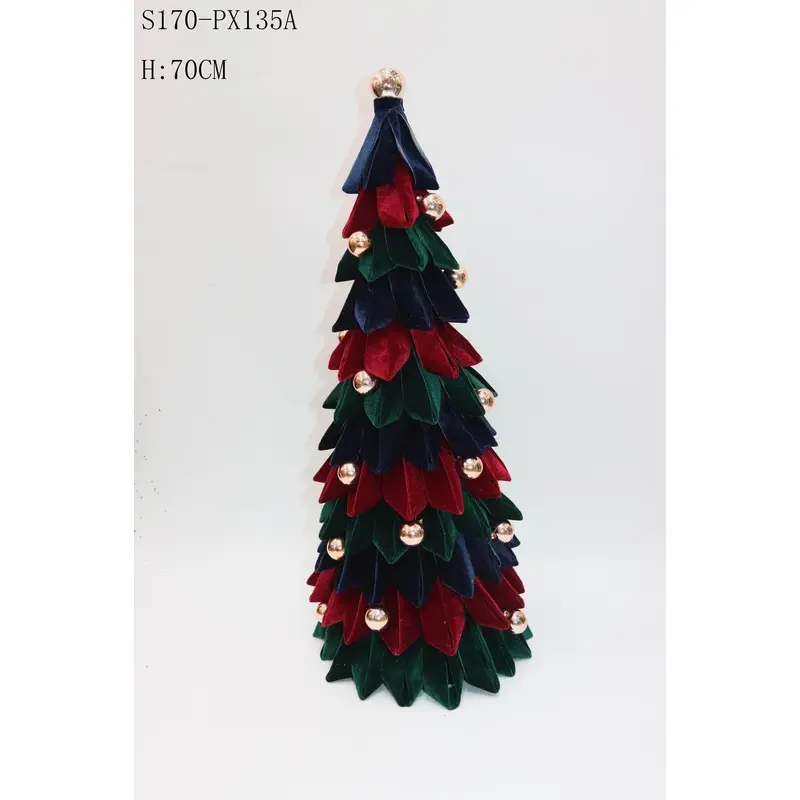 Xmas Fabric  Table Top Tree