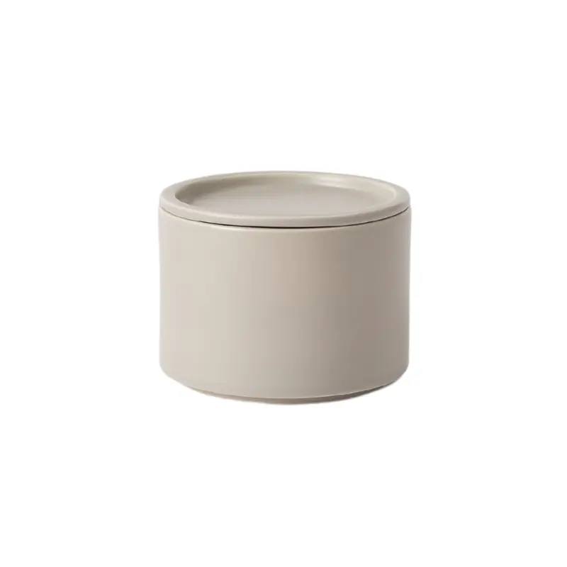 Bower Ceramic canister Oyster Medium