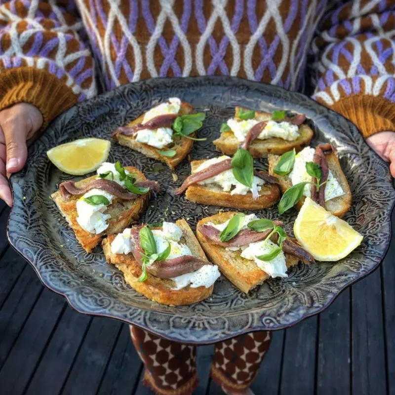 Round Pizza Plate Fig