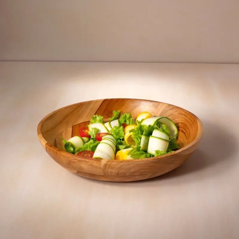 Teak Salad Bowl - Medium