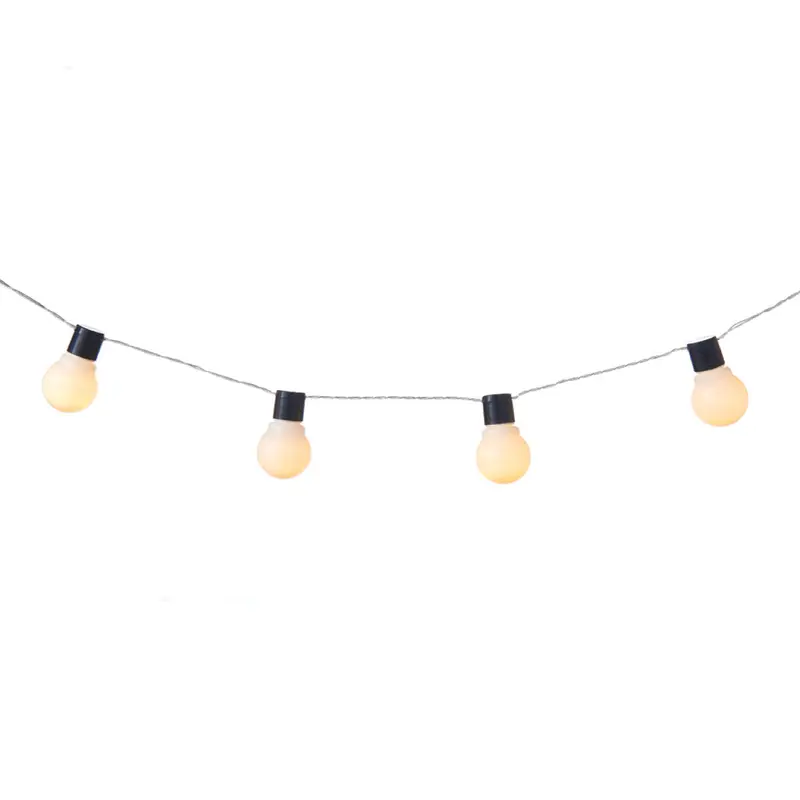 White Night 20 Bulb Garland White