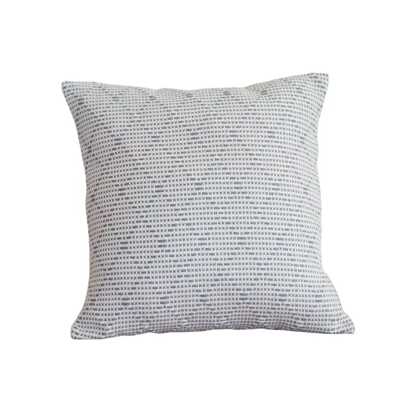 Cotton Cushion Portuguese Mosaic Grey
