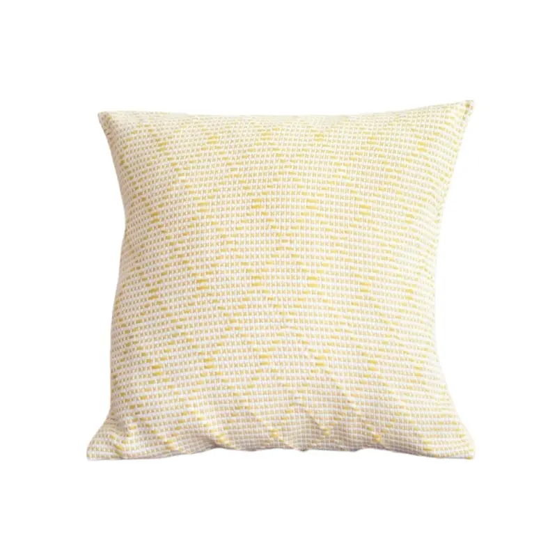 Cotton Cushion Portuguese Mosaic Yellow