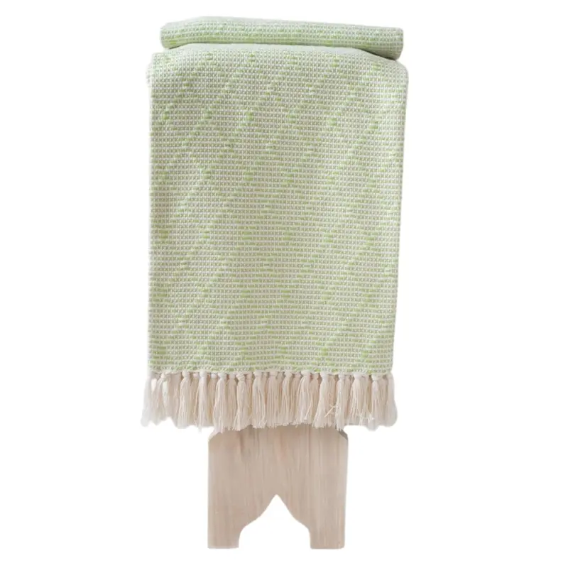 Cotton Throw Portuguese  Mosaic Light Green