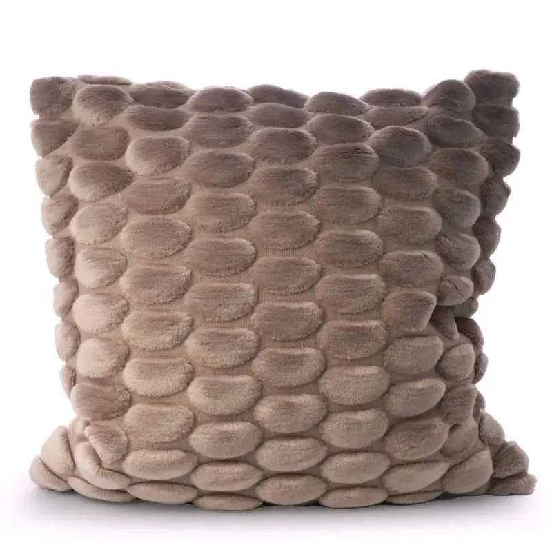 Egg Velvet Cushion Dusty Pink