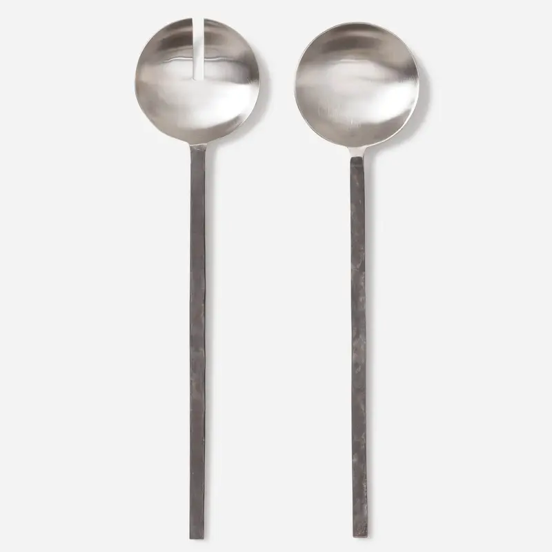 Hand Forged Salad Serves Burnished
