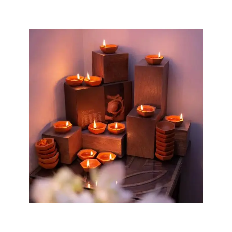 Shathdeep Handmade Diya Set of 24