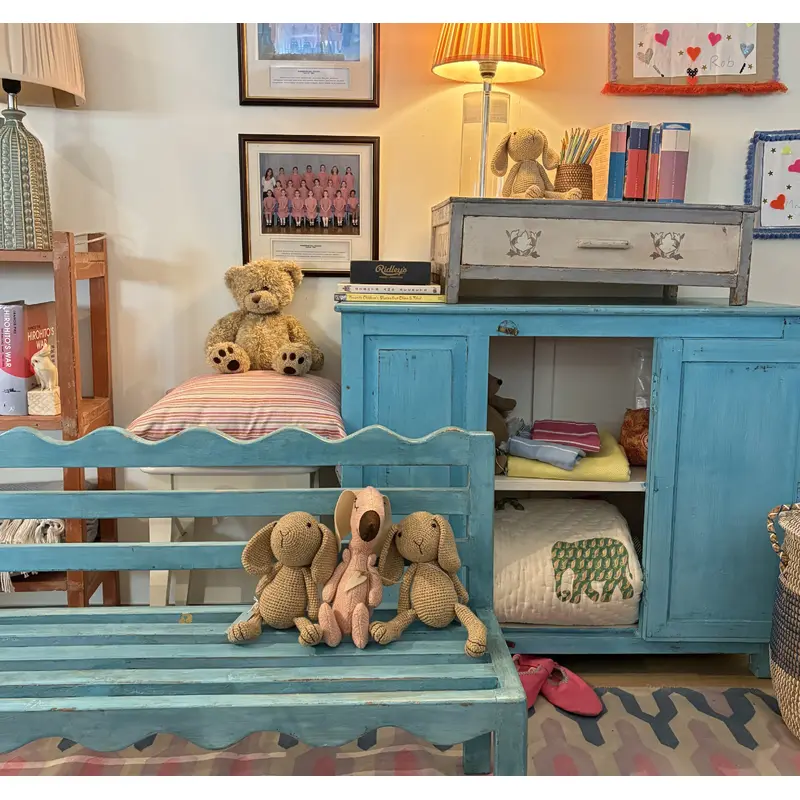 Small Bench Turquoise