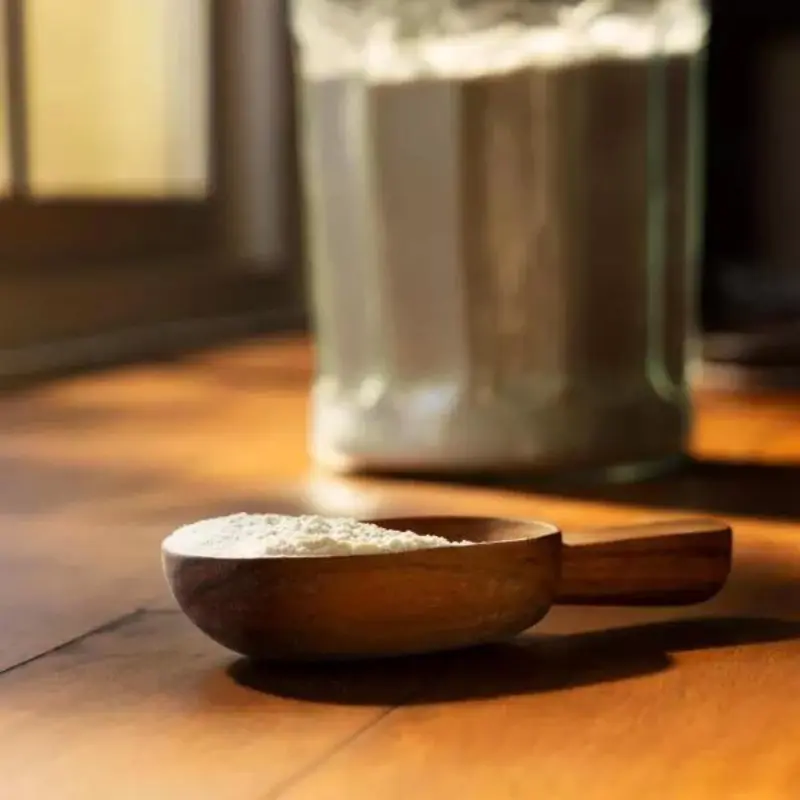 Teak Wood Scooper Medium