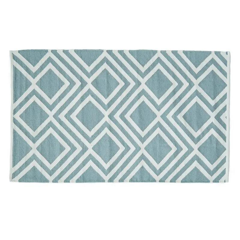 Teal Iris Rug