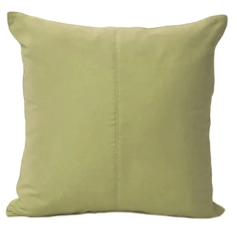 Velvet Base Grass Green Cushion
