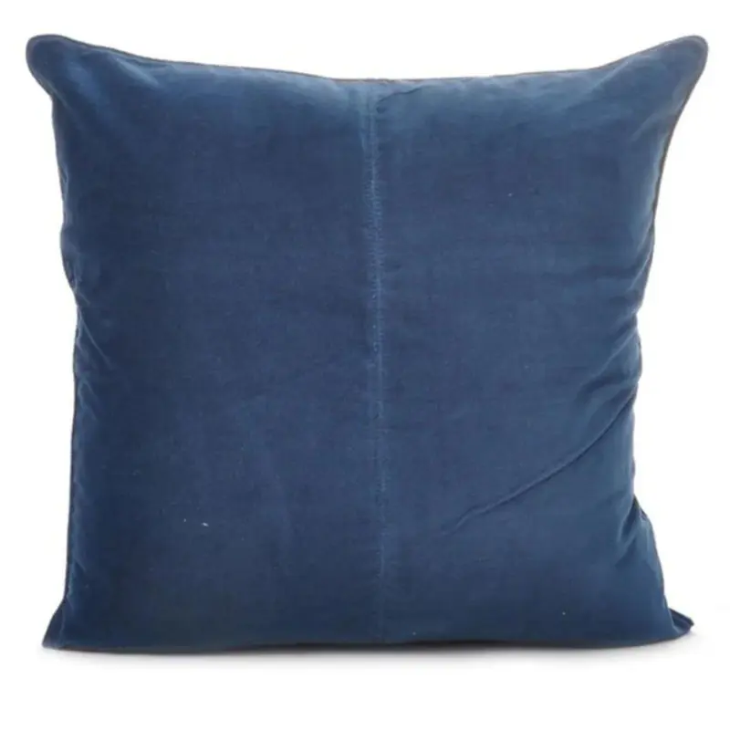 Velvet Base Navy Blue Cushion