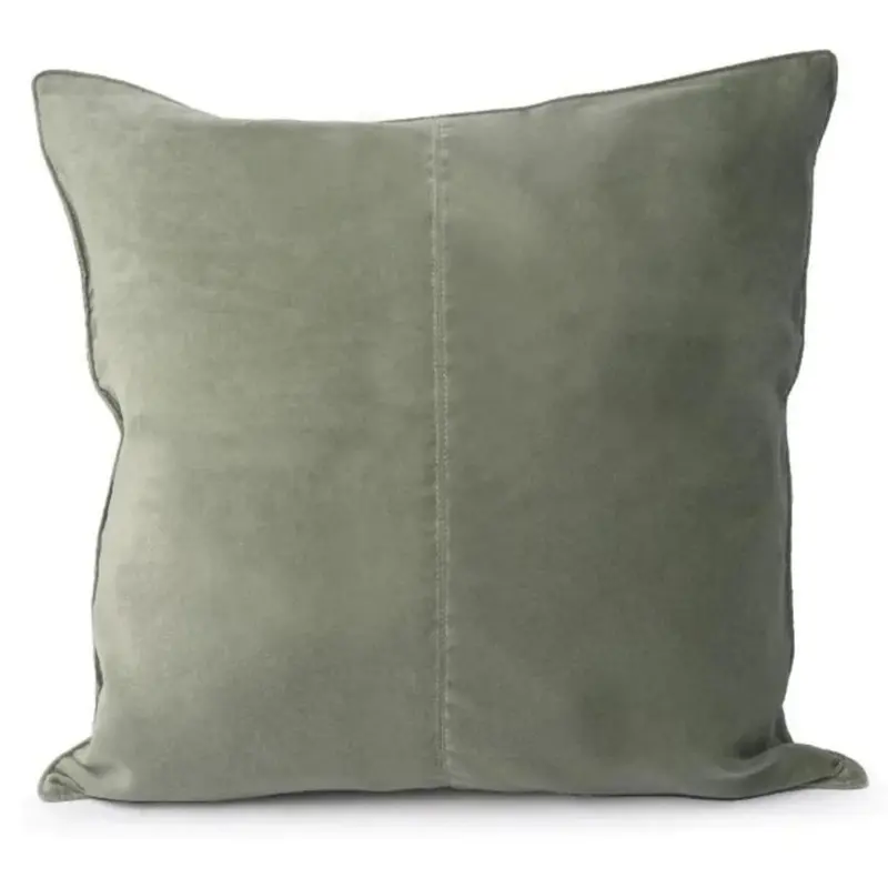 Velvet Base New Green Cushion