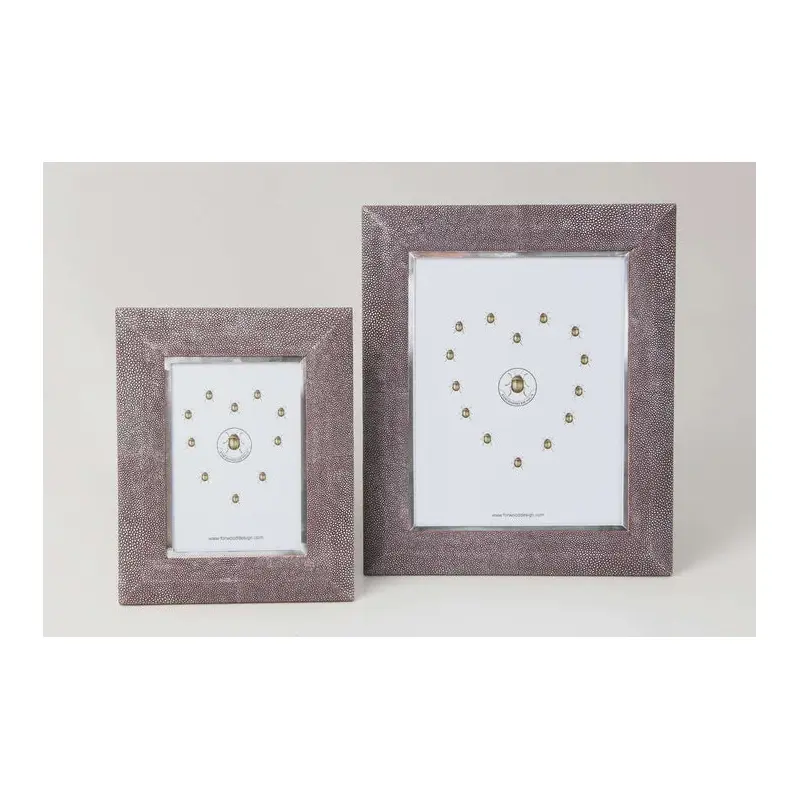 Faux Shagreen Bella Photo Frame Mulberry