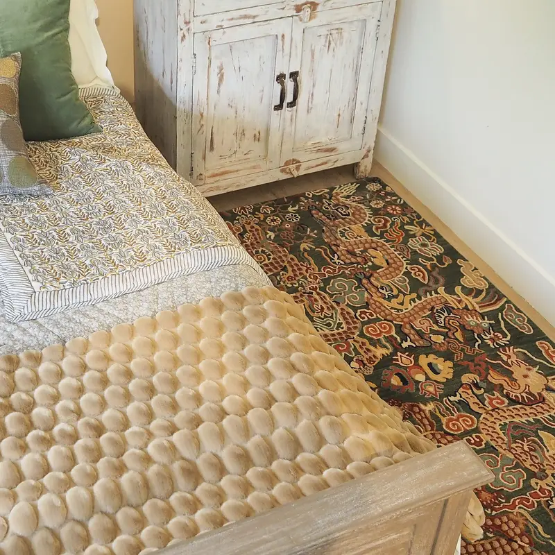 Hand Knotted Dragon Rug