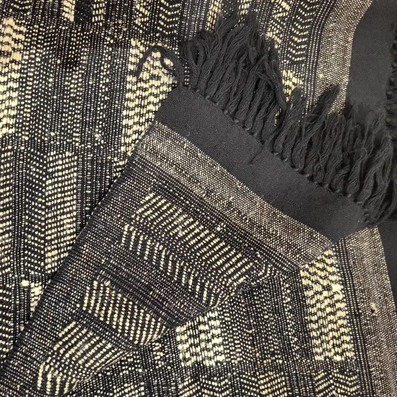 Handwoven Silk & Wool Throw