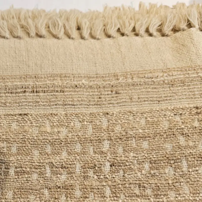 Handwoven Throw Assorted Silk & Wool