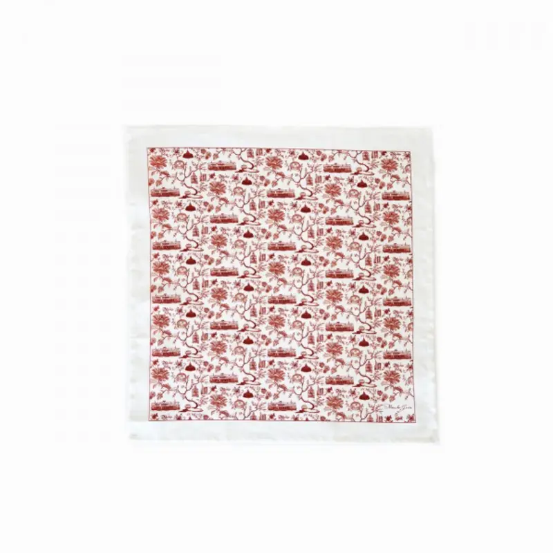 HK Toile Series Napkin Red