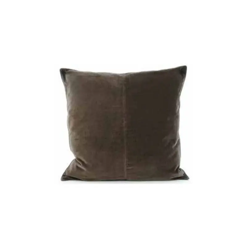 Velvet Base Brown Cushion