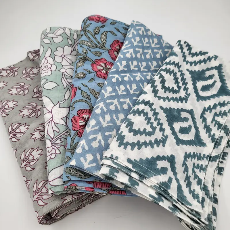 Block Print  Napkin Assorted Set of 6