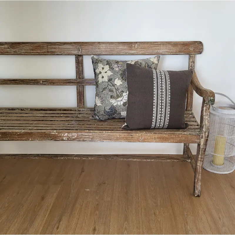 Vintage Teak Bench Limed