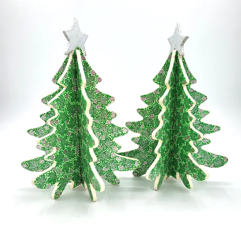 Christmas Tree Table Decoration Silver Berry