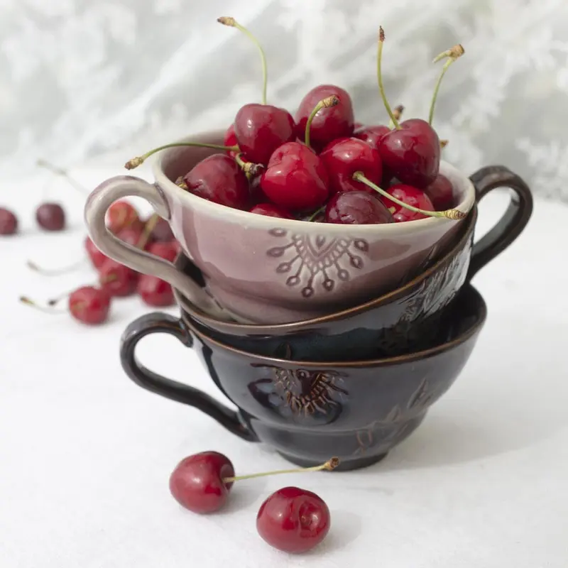 Cup With Handle Lavender