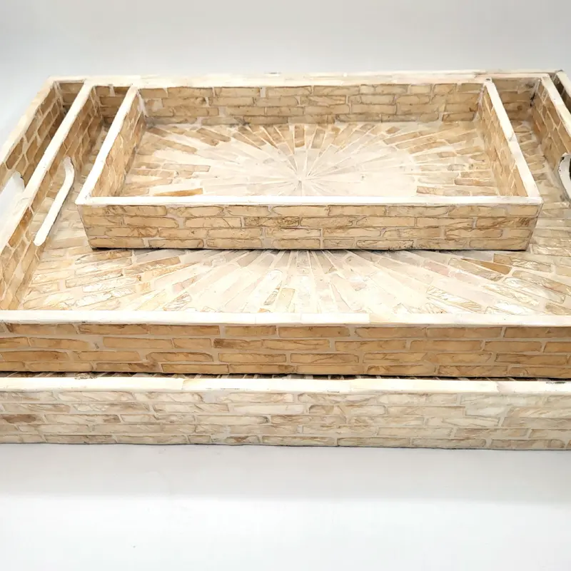 Mother of Pearl Tray Ivory