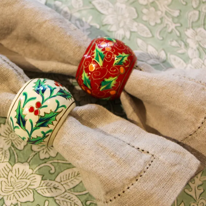 Napkin Ring Holly