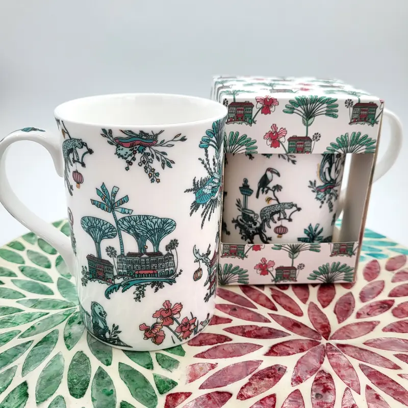 Singapore Toile Mug