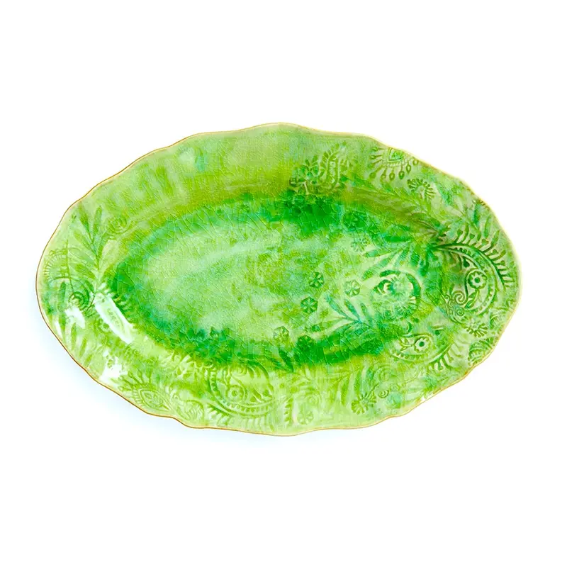 Small Oval Dish Seaweed